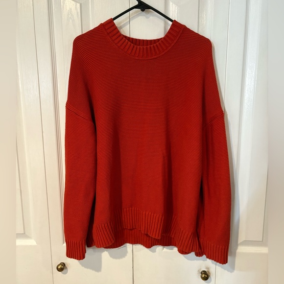 Everlane Sweaters - Everlane Vibrant Red Knit Sweater